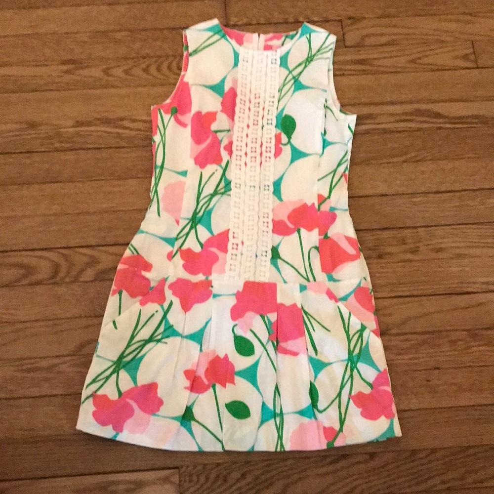 Lily Pulitzer Girls sz 10 floral print dress